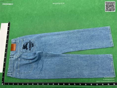 QC Burberry Jeans : r/Pandabuy 